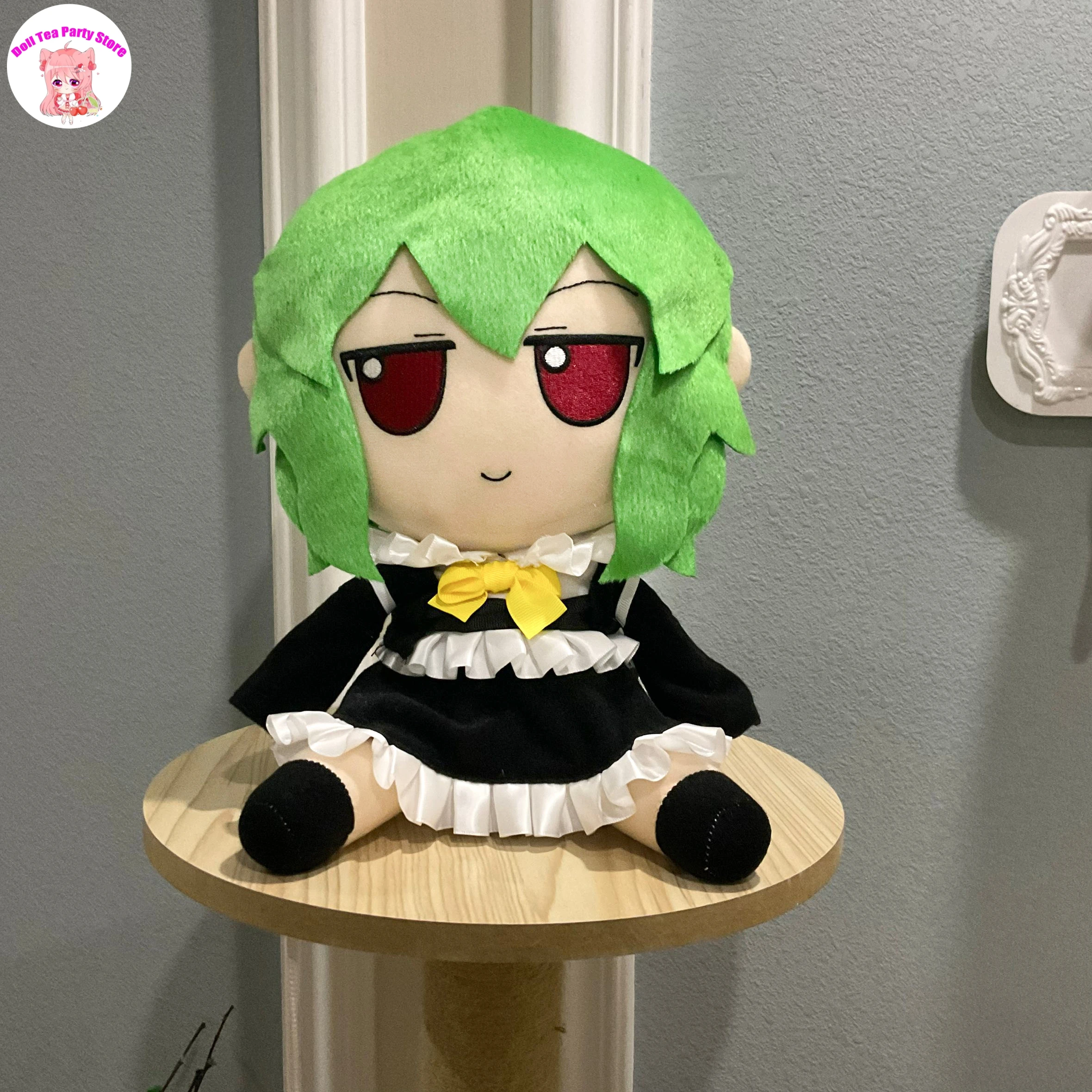 yuuka-touhou-project-plush-stuffed-fumo-doll-cosplay-30cm-anime-dress-up-toys-cute-sitting-posture-pillow-xmas-gift