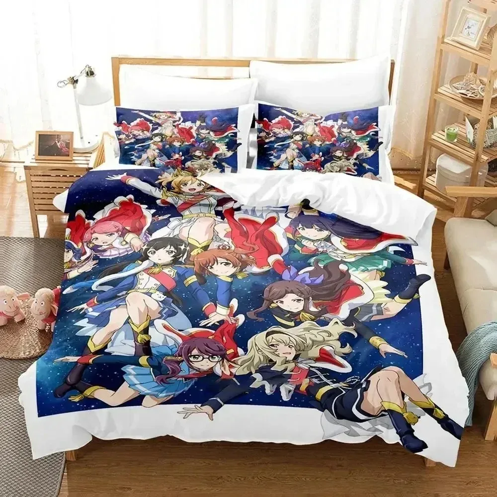 

Anime Shoujo Kageki Revue Starlight Bedding Set Bedroom Soft Modern Bedspreads Comefortable Duvet Cover Quilt Cover Pillowcase