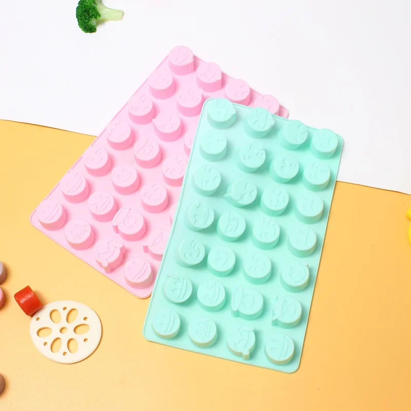 

Ice Mould Silicone 28 Grid Small Bear Ice Cube Tray DIY Cake Pudding Mousse Dessert Baking Mold Ice Cream Jelly Chocolate Mold