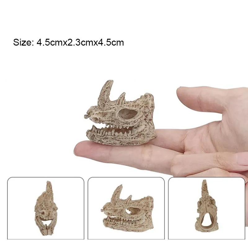 Aquarium Decorations Resin Artificial Fish Tank Ornament Shrimps Small Fish Reptile Aquarium Shelter Landscape Decor
