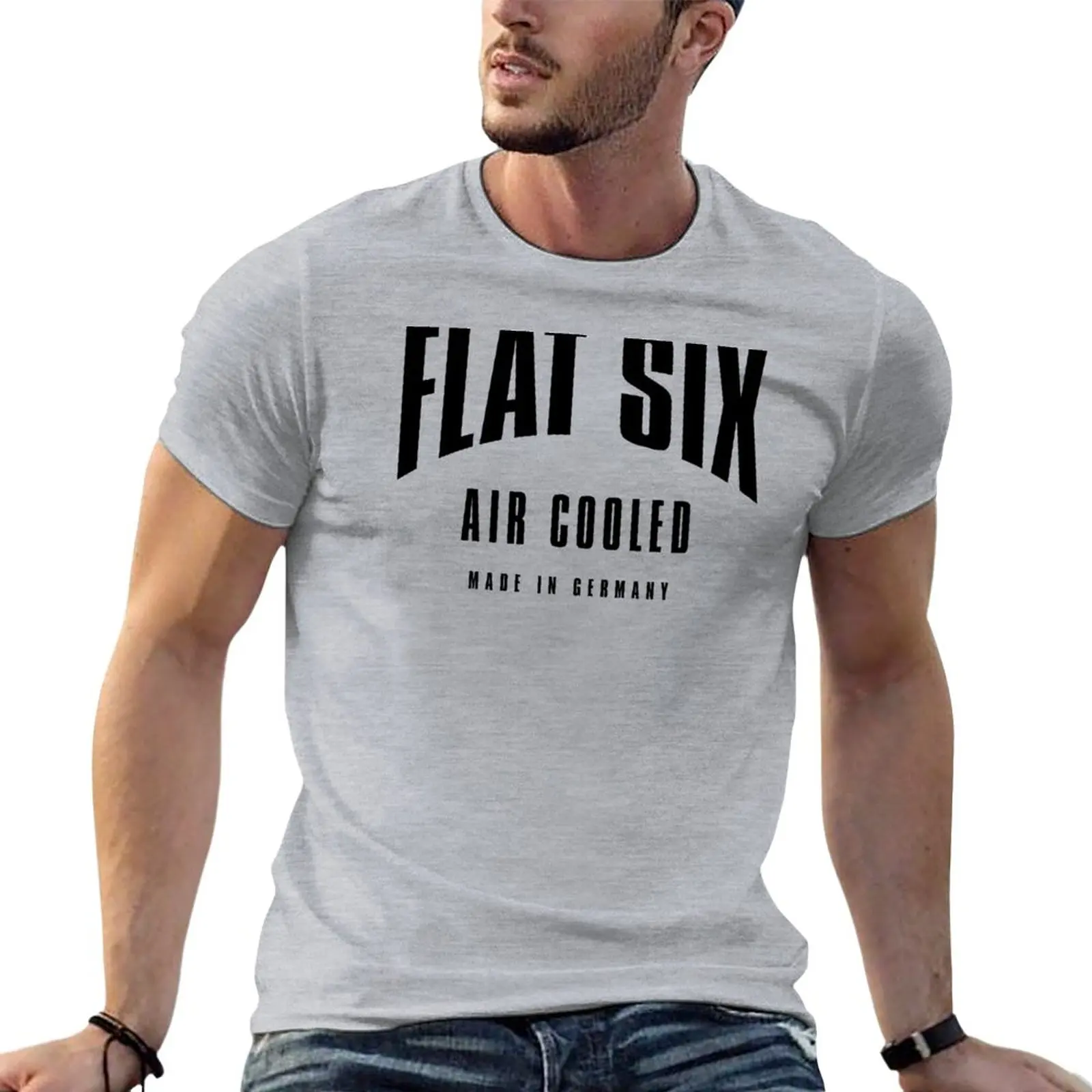 FLAT SIX AIR COOLED T-Shirt Short sleeve tee sweat shirt quick-drying mens clothes