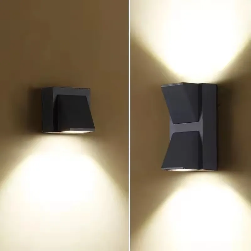 5W 10W LED Wall Lamp Outdoor Waterproof Garden Lighting Aluminum AC86-265V Indoor Bedroom Living Room Stairs Wall Light