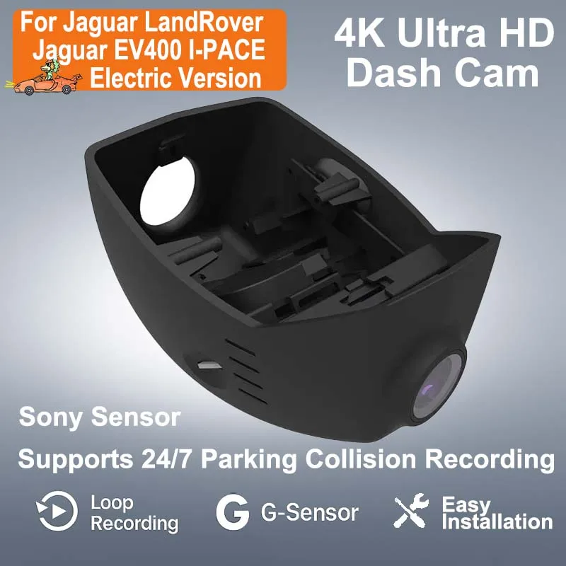 

For Jaguar LandRover Jaguar EV400/ I-PACE Electric Version 4K 2160P HD Plug And Play Easy installation Wifi Car DVR Dash Cam
