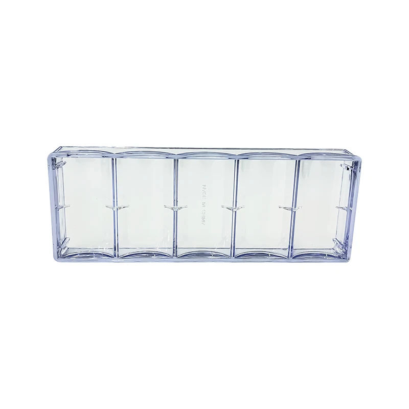 Clear Acrylic Poker Chip Rack, Transparent Chip Storage Display Case Holder, Casino Poker Chips Tray