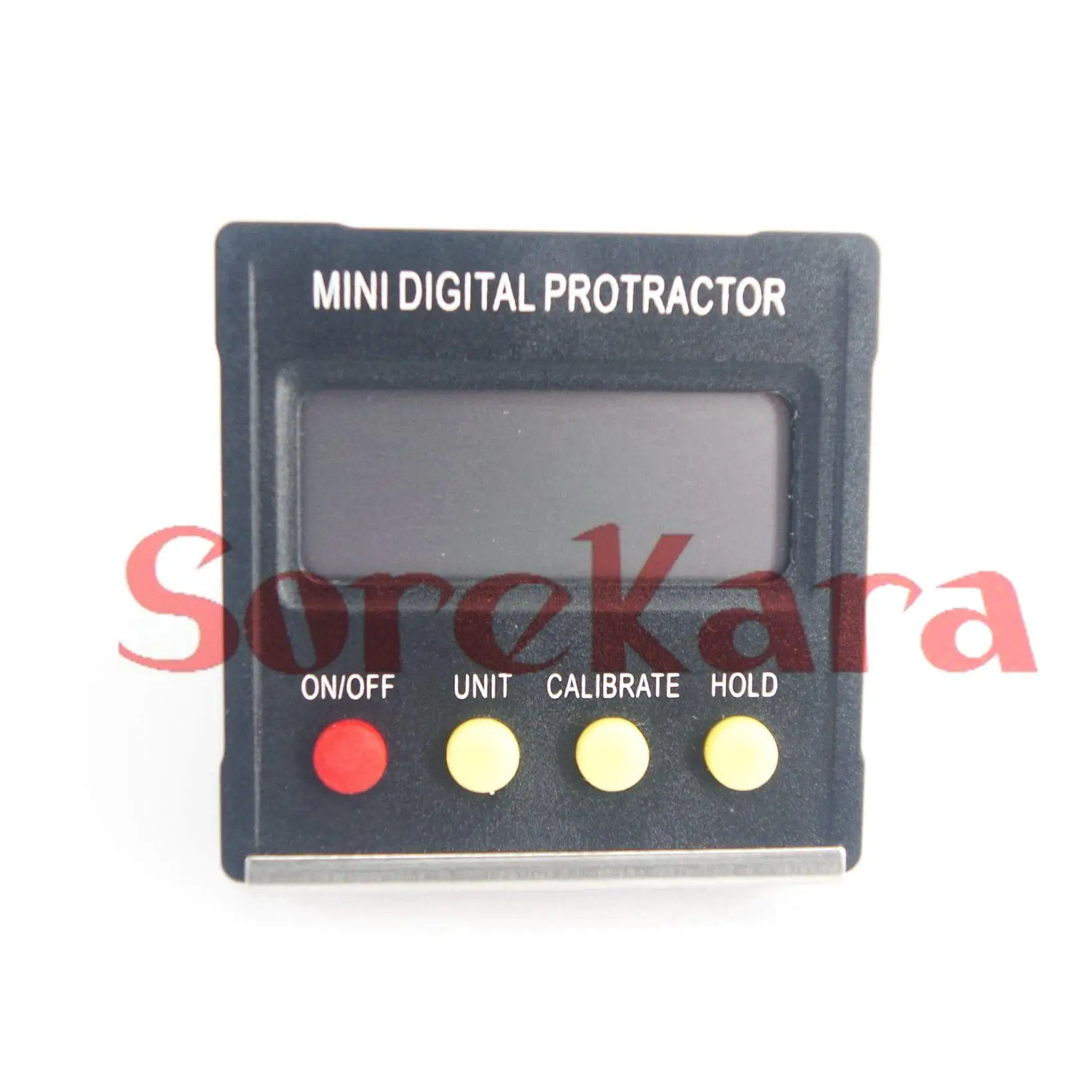 Measuring 4 x 90° Black Mini Digital Protractor Angle Gauge Bevel Cube Gauge Inclinometer