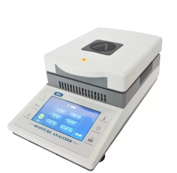 

50g/0.001g Touch screen electronic halogen moisture analyzer Grain moisture analyzer meter