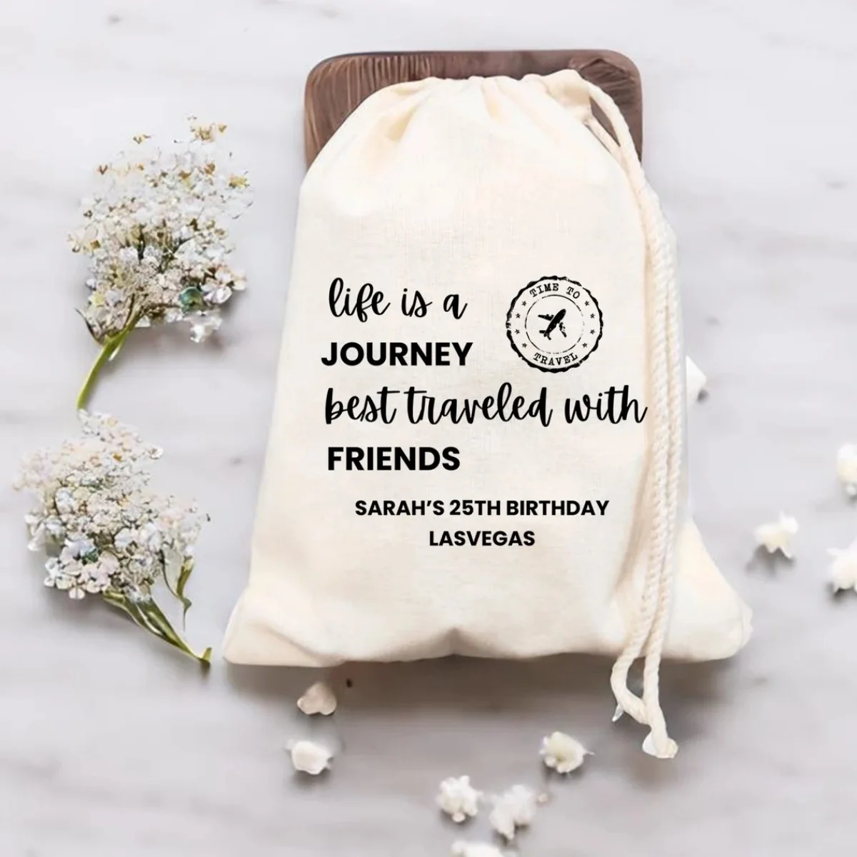 24 piezas La vida es un mejor viaje con un kit de resaca de amigos, regalos de fiesta de viaje para niñas, kit de supervivencia para viajes de niñas de fiesta de cumpleaños, viajes