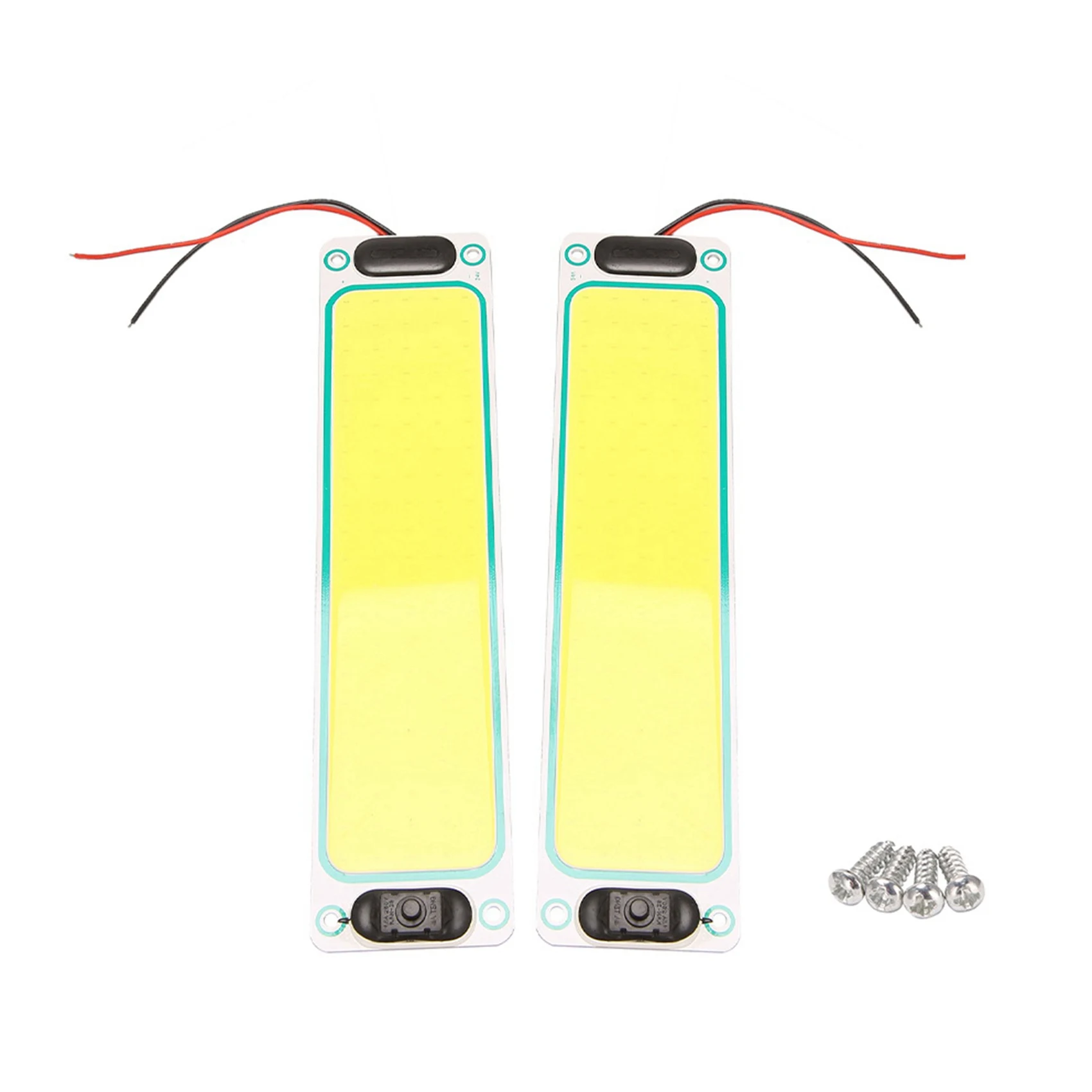 2Pcs 24V 105LED Car COB Interior Light Bar Car LED Interior Lights RV Ceiling Dome Lights for Camping Cars Trailers