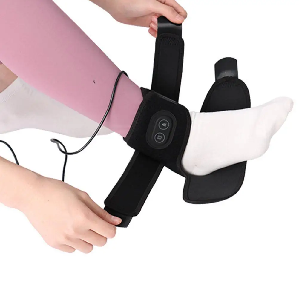 

Ankle Massager With Heated Foot Heating Pad For Achilles Tendonitis Relief Smart Ankle Foot Massager Heated Foot Ankle Wraps