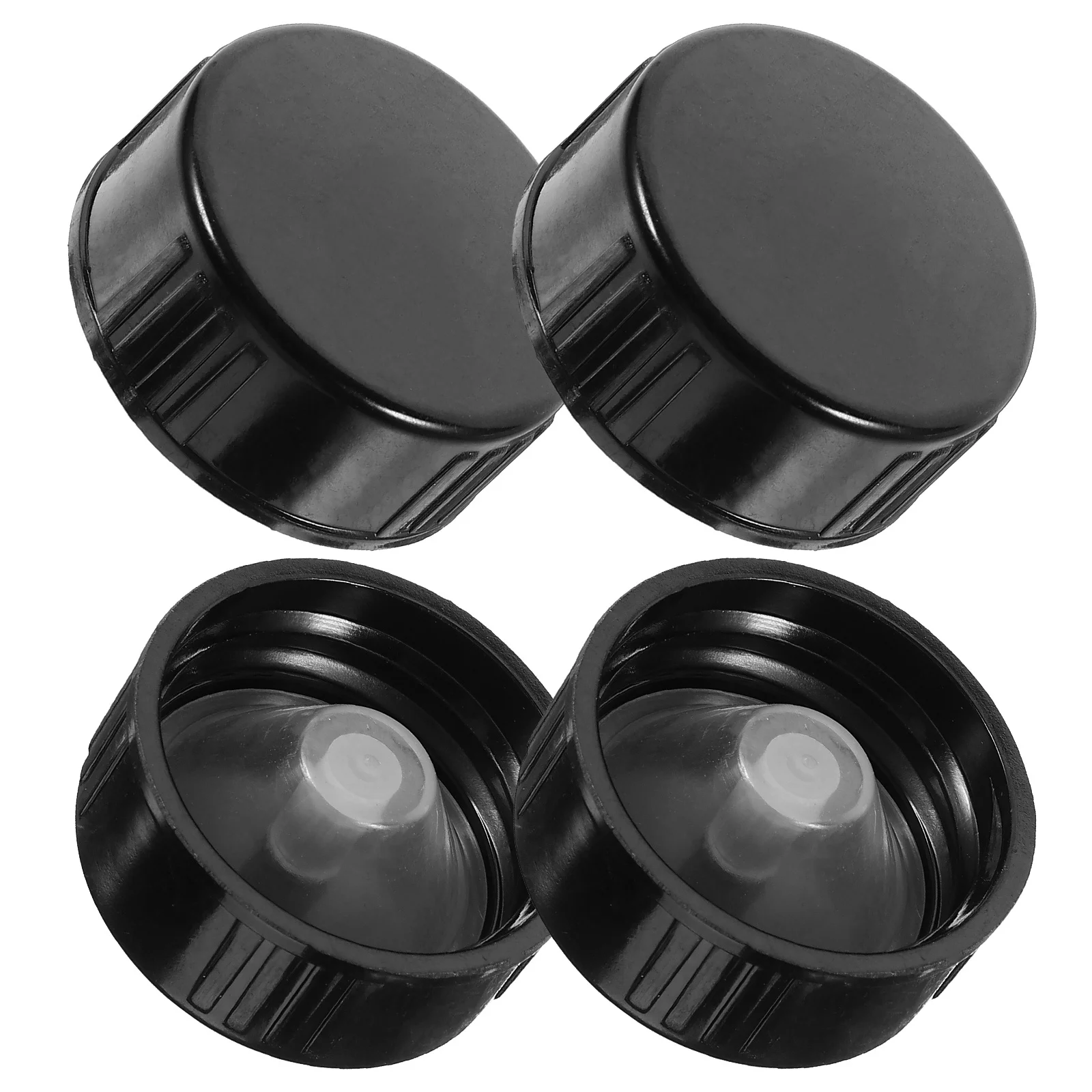 

4Pcs Screw Caps Durable Round Bottle Lids Leak Proof Wine Jug Brewing Supplies Screw Caps Bottle Lids