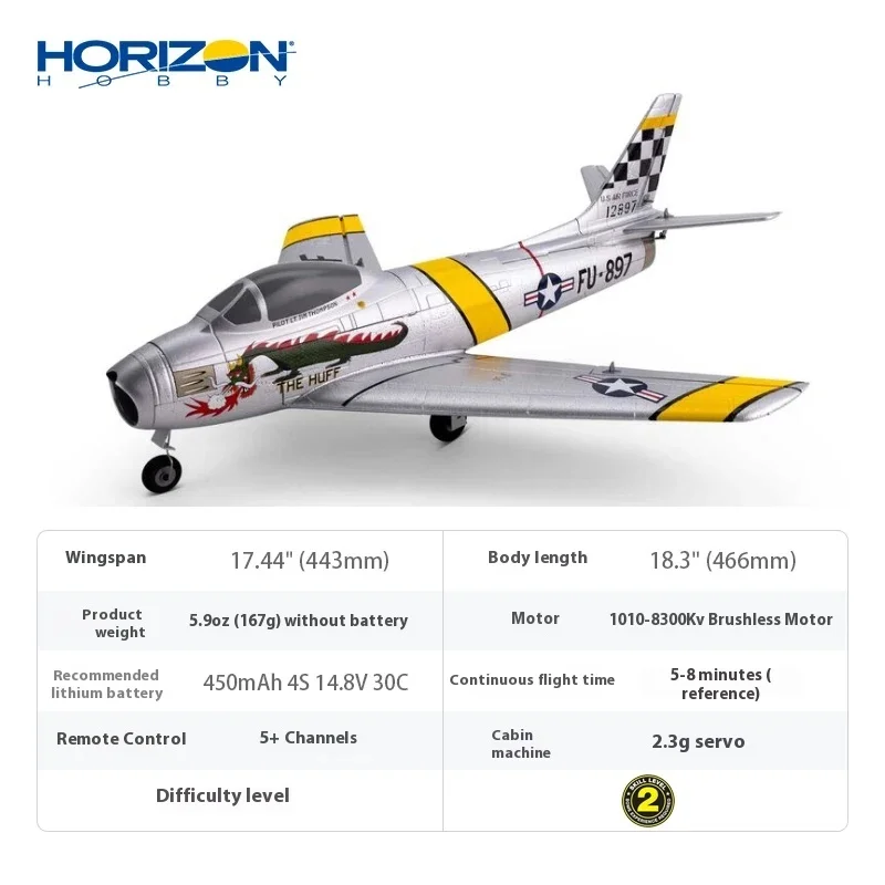 

Horizon Hobby UMX F86 Blade RC Airplane Remote Control Fixed-Wing Model 30mm Channel Children's Birthday Gift Toy Aircraft