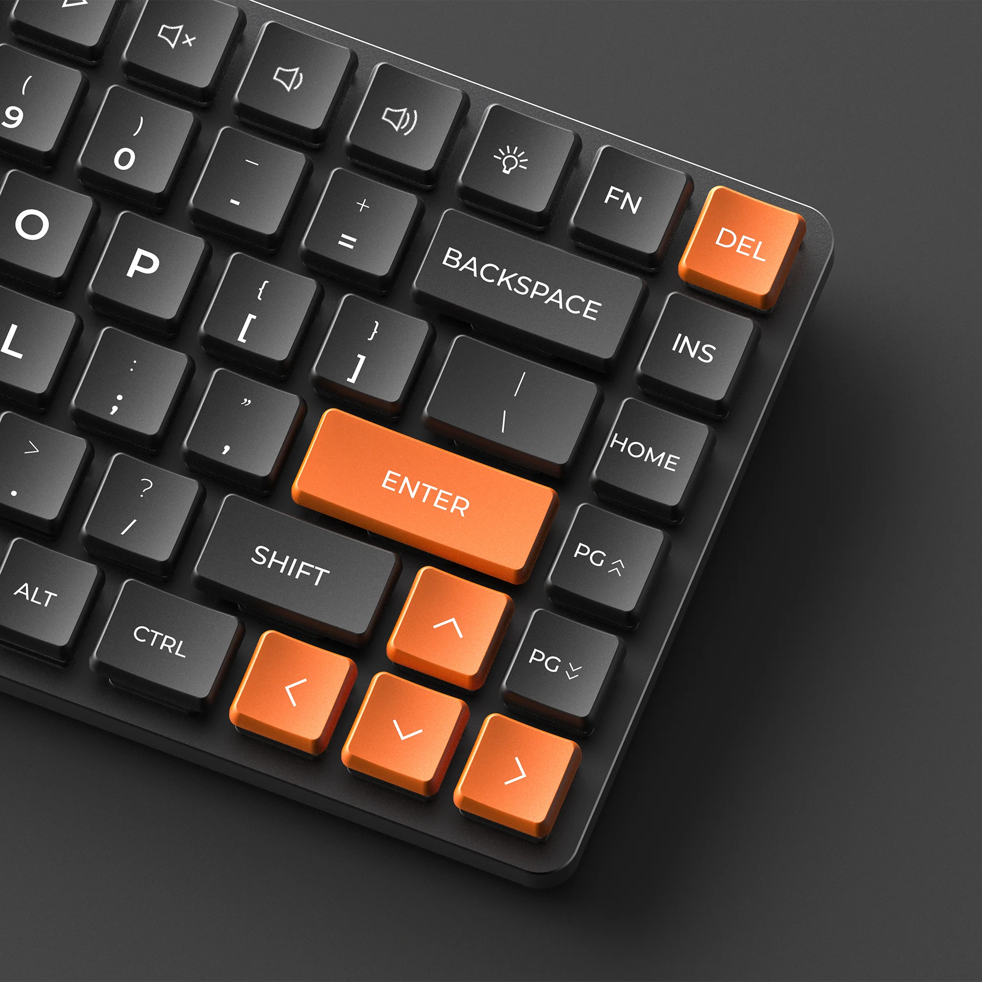 CHOSFOX ロープロファイル PBT Choc キーキャップ Kailh 1350 ロー