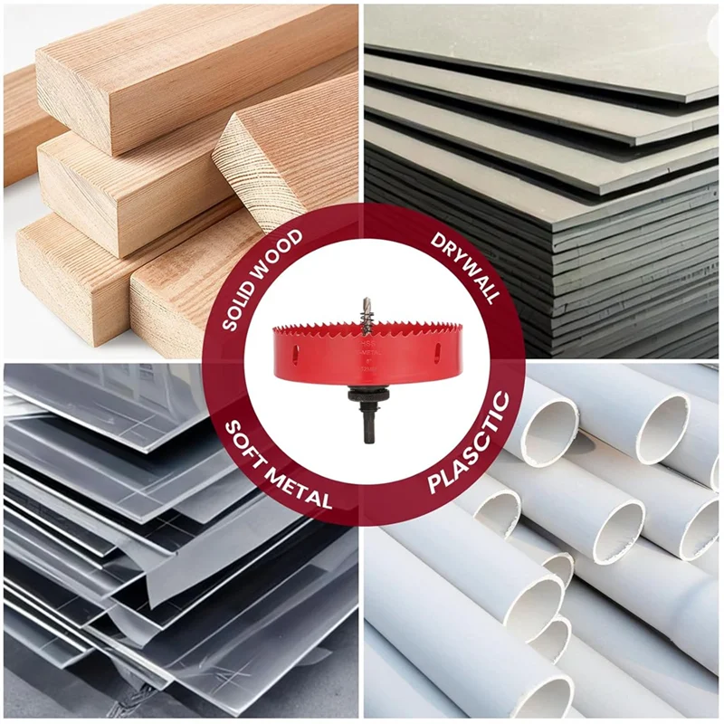 

YWDZ-4 дюйма/102 мм и 6-дюймовая/152 мм кольцевая пила с оправкой для утопленного освещения по дереву, гипсокартона, металла