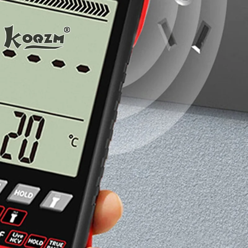 

TASI Digital Multimeter TA804A Automatic Multimeter, HD Color Display, Ultrathin, Smart, OHM, NCV, AD/DC Voltage Meter