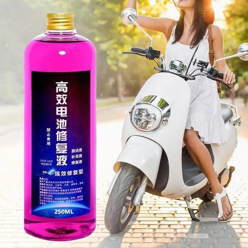 250ml Concentrated Safe Car Battery Restore Refill Solution Auto Battery Additive Battery Repair Essence Car Accessories