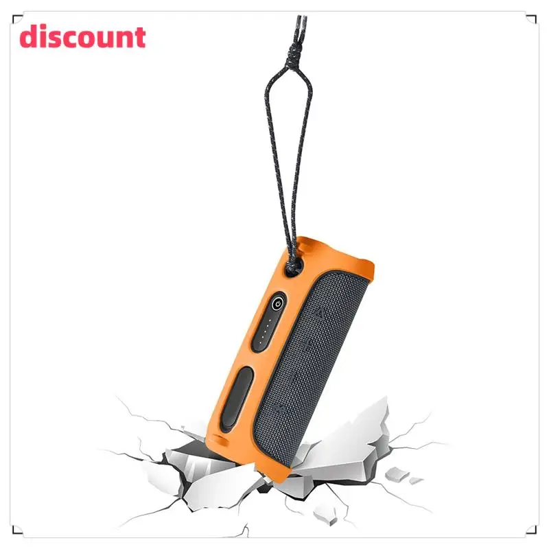 Excellenttqualityy-Silicone Cover Case Waterproof Protective Cover Anti Drop+Shoulder Strap For  FLIP ESSENTIAL 2 Wireless Sp