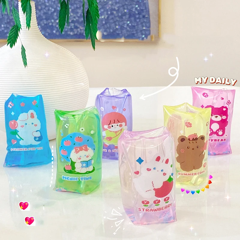 Neue Sommer Spaß niedlichen Mini kann nicht Wasser Schlange Squeeze Kneifen Spielzeug Cartoon ganze Person Stress abbau Kawaii Mädchen Kinder Spielzeug