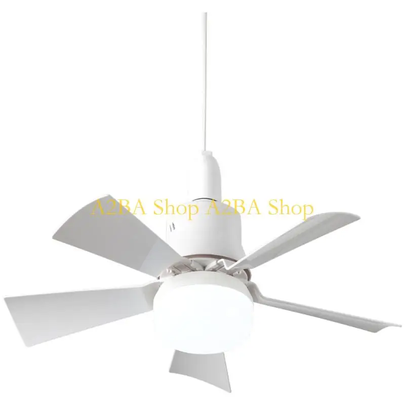 A2BA 6Pcs ABS Fan Blade For 30W E27 Fan Light Replacement Small Ceiling Fan Light