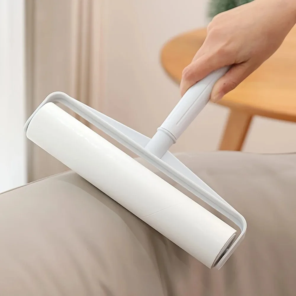Long Handled Cotton Roller, Sofa Carpet Cleaner, Large Adhesive Tear Off Brush, Pet Hair Removal Roller，Lint Roller view 3
