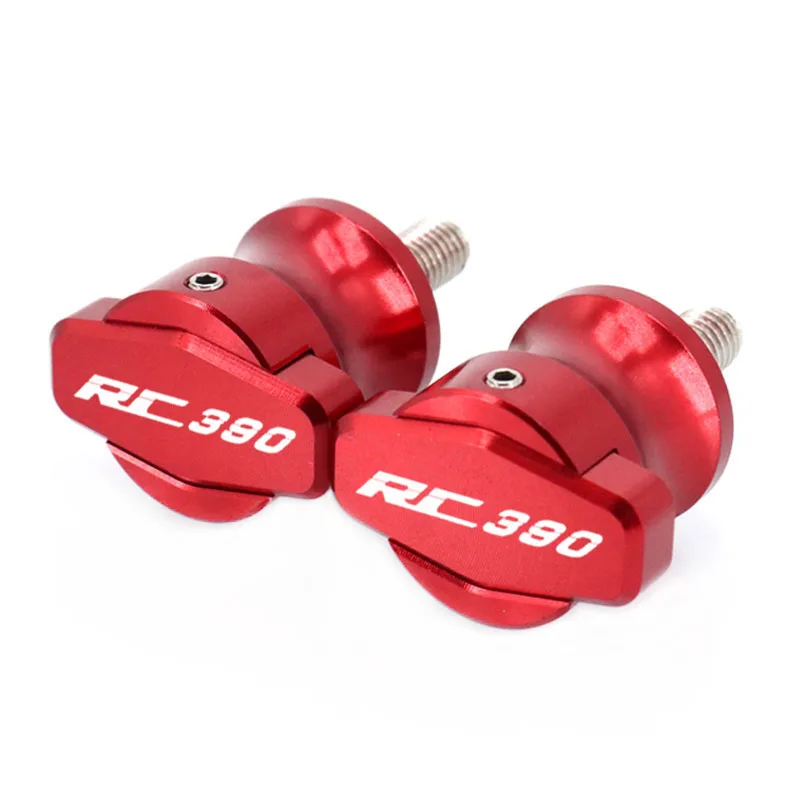 For RC390 RC 390 For DUKE 390 125 690 Motorcycle CNC M10 Swingarm Sliders Spools Paddock Stand Bobbins