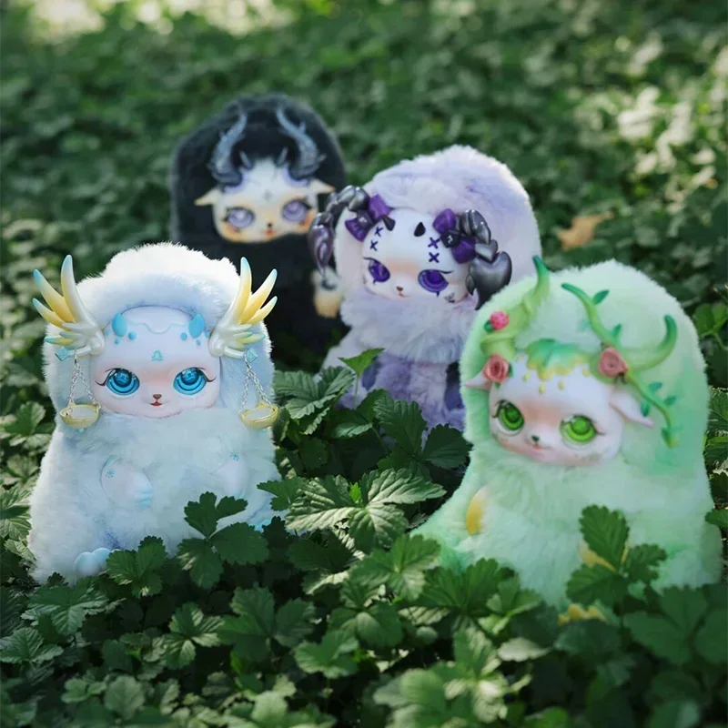 Mobostar Forest Secret Language Twelve Constellations Series Blind Box Tide Play Action Figure Cute Toy Plush Doll Surprise Gift