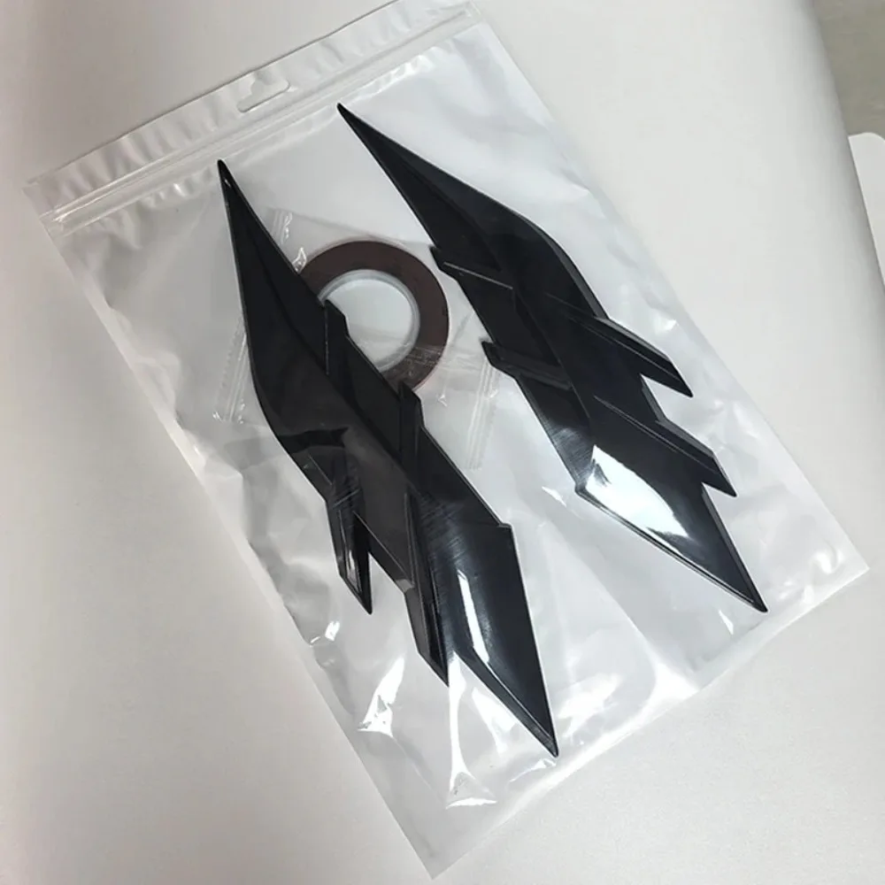 

1 пара стильных самоклеящихся автомобильных наклеек, водонепроницаемые, с защитой от УФ-излучения, автомобильные полосы-наклейки для стайлинга авто