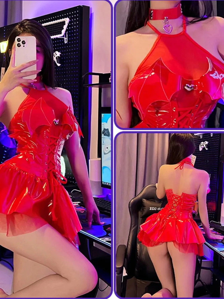 Vestido delantal Kawaii de sirviente Lolita, disfraz de Cosplay de espectáculo de Anime japonés, traje de sirvienta de alta calidad, lencería Sexy para mujer, uniforme de escenario