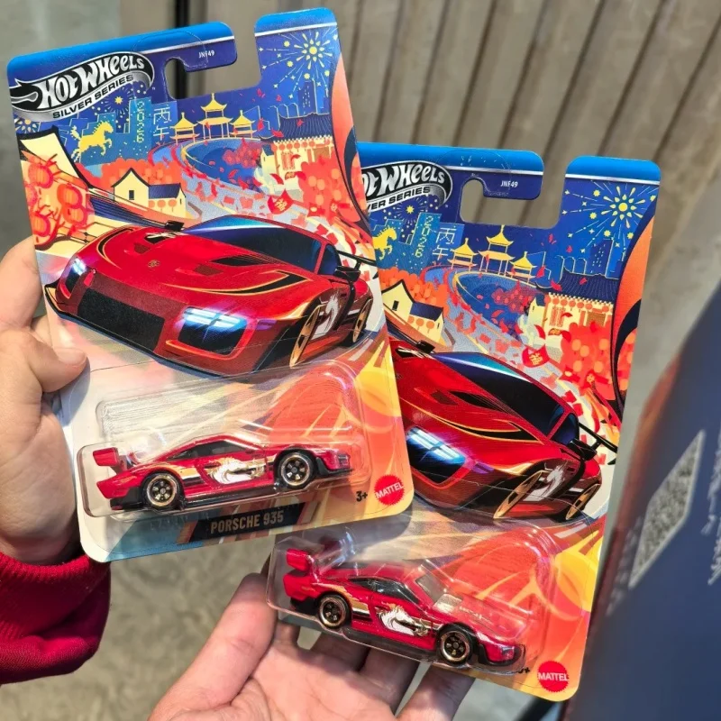 New Hot Wheels Porsche 935 Year of the Horse Special Edition Track Alloy Car Diecast Car Model Toys Boy‘s Toy Car Model - view 2