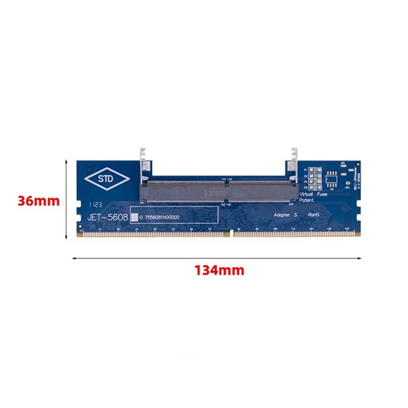 상단 메모리 스틱 테스트 어댑터 카드, 노트북 DDR4 메모리 스틱 테스트 어댑터 카드, 메모리 데스크탑 DDR4 변환기 카드