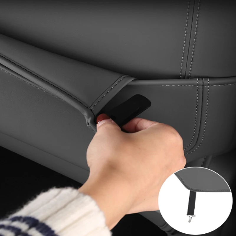 ل ZEEKR 7X 2025 2026 مقعد السيارة الخلفي الخلفي المضادة للخدش حماية الوسادة الجلدية المضادة للأوساخ المضادة للخدش الملحقات الداخلية