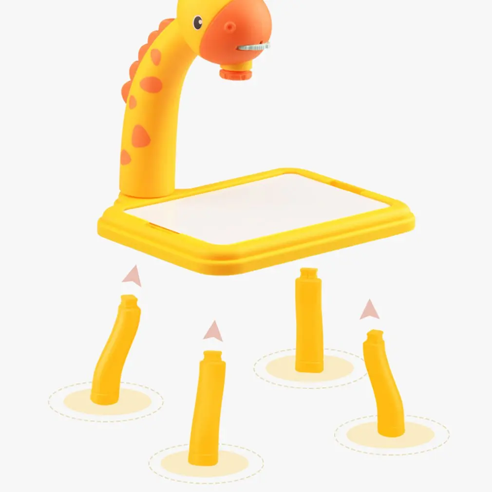 New Children Led Projector Art Drawing Table Toys Kids Painting Board Desk Arts Crafts Educational Learning Paint Tools Toy