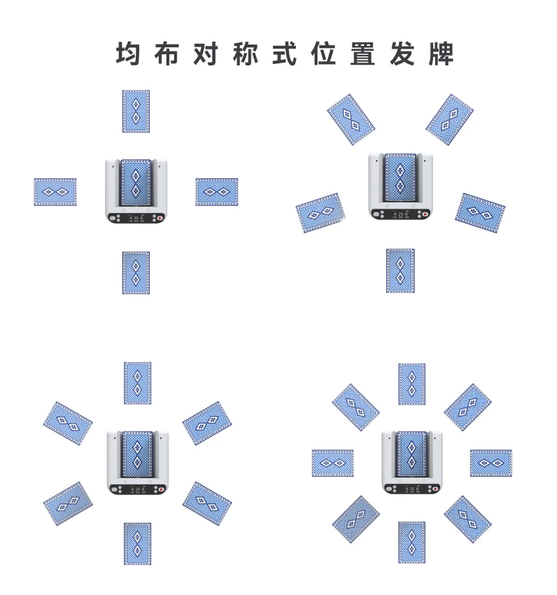 Chess Entertainment Products Poker Card Dealer Machine Automatic Card Shuffler Playing Card Distributor Machine