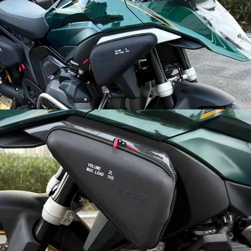 For BMW R1300GS R1300 GS  r1300gs 2023 2024 2025 New Motorcycle Accessories Radiator Cowl Bag Side Fairing Tool Bag  2L
