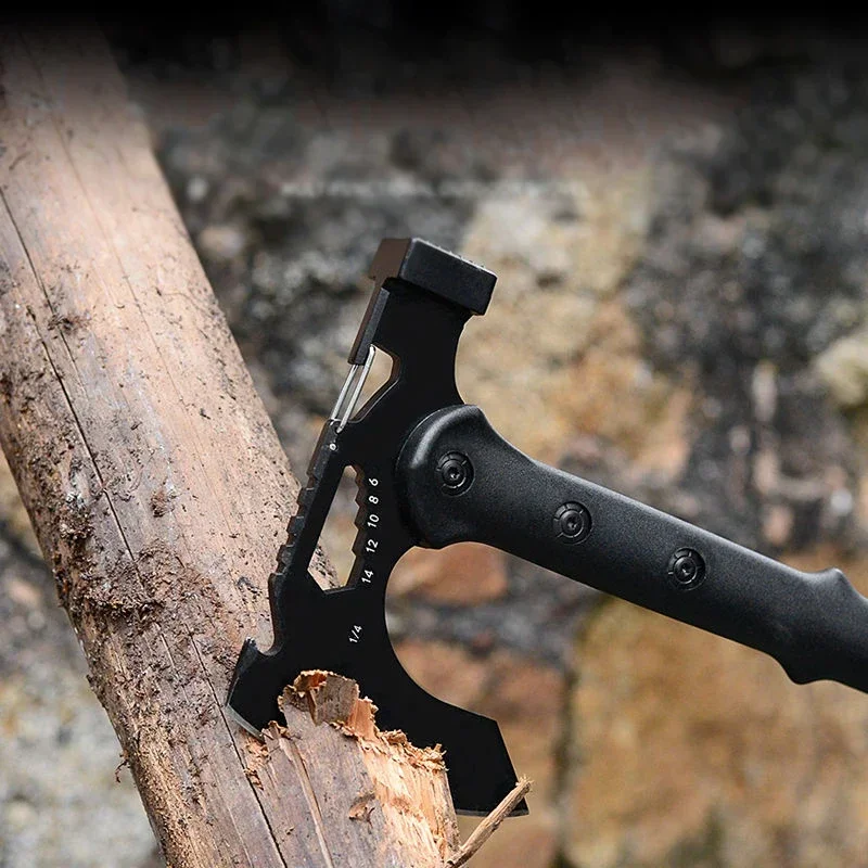 NEW Outdoor EDC Multi Functional Tactical Axe Camping Survival Tree Chopping Engineer Axe Car Tools