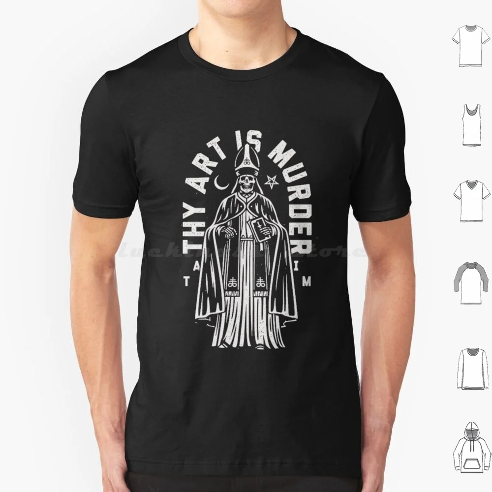 Metal Band Thy Art Is Murder Illustration T Shirt Cotton Men Women Diy Print Thy Art Is Murder Metal Deathcore Band All Shall