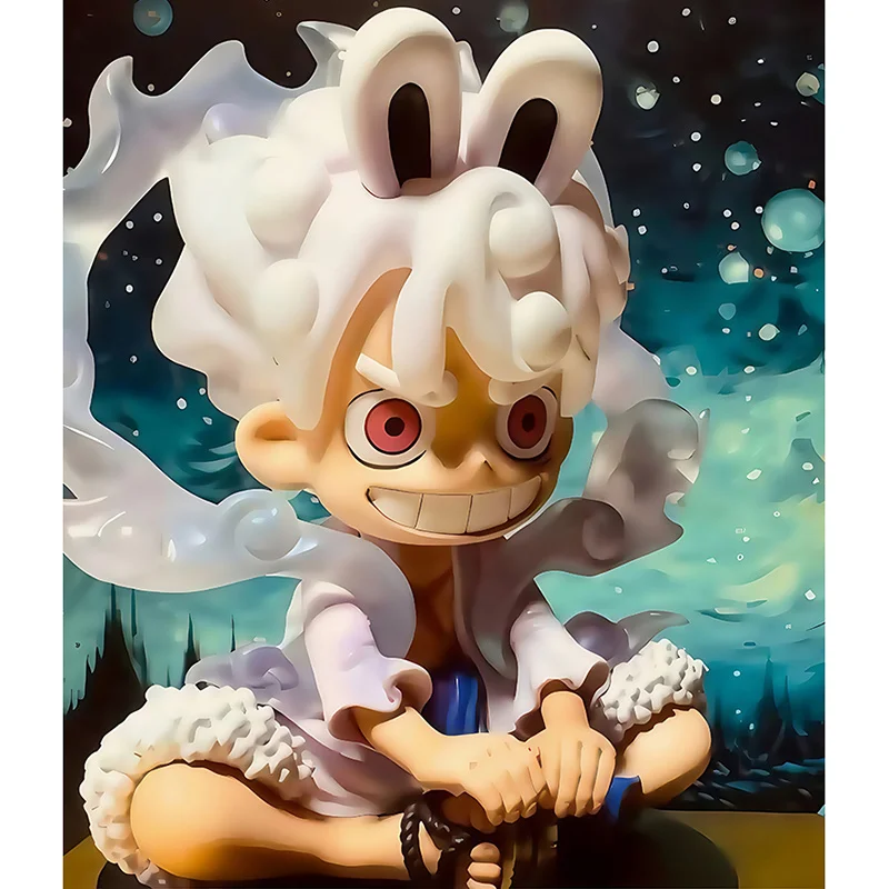 

Anime Q Version Rabbit Nika Fly Action Figure Collectible Toy 2d Cartoon Mechanical Box Desktop Ornament Gift For Boys