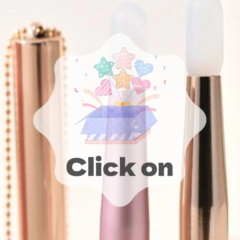 Mini pincel labial de silicone, pincel corretivo com corrente de cobertura, aplicador de máscara labial, pincel de brilho labial, batom, maquiagem, ferramenta de beleza