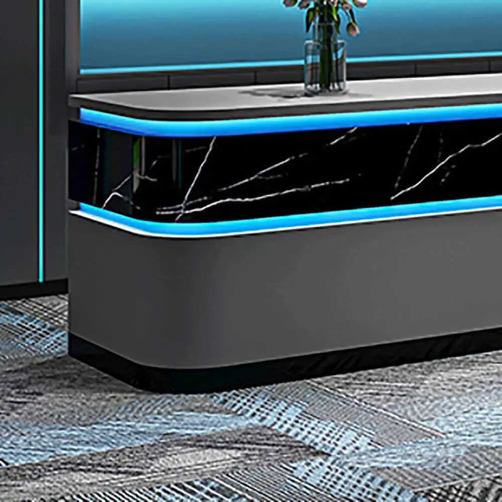 

Fashion Elegant Bar Cabinet Counter Modern Glamour Nordic Simple Reception Desks Unique Luxury Mostrador Commercial Furniture