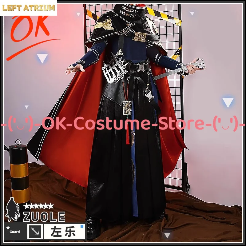 

[Customized Size] Arknights Zuo Le Cape Cosplay Costume Anime Game Character Zuole Outfit Halloween Carnival Party Uniform Suit