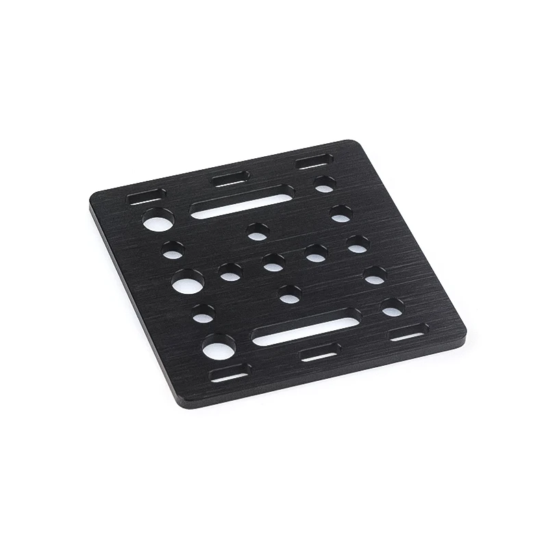 Openbuilds CNC 라우터 기계 3D 프린터 부품 용 알루미늄 V 슬롯 갠트리 플레이트 20mm 65.5mm X 65.5mm X 3mm