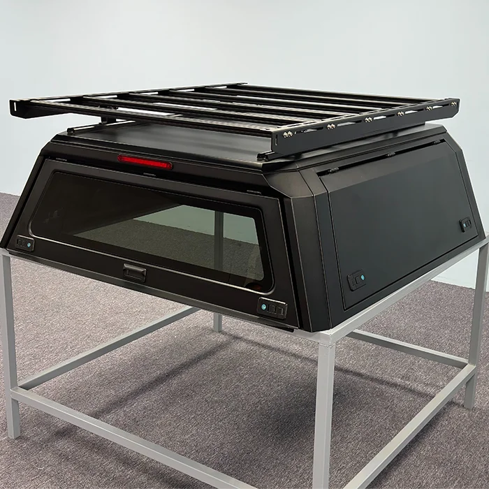 

Custom Powder Coated Pickup Canopy Topper Aluminum Canopy Waterproof Anti-Rusted Hard Top Truck Canopy For Musso 2020