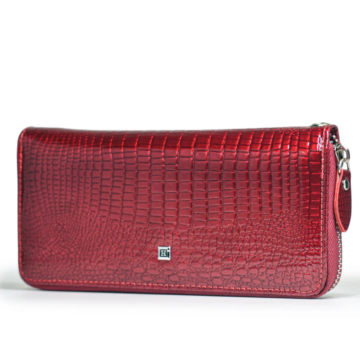 Fashion Women Wallets and Purses  Wristlet Wallets Female Zipper Long wallet Ladies ID Card  Coin Purse  Alligator Clutch