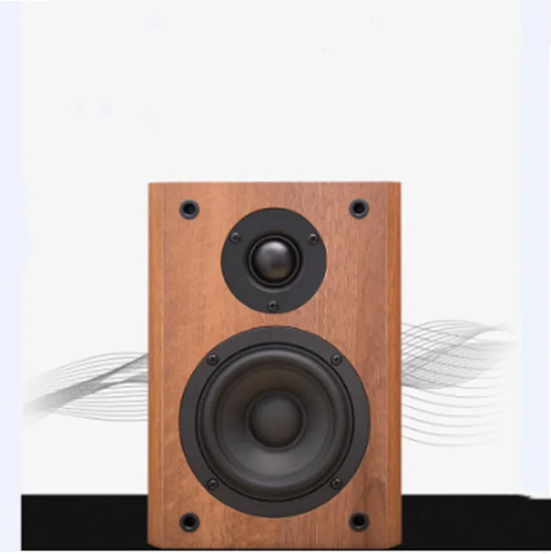 S-087 4 Inch HiFi High Fidelity Fever 2.0 Passive Classic Home Living Room Bookshelf Speaker 4202Y