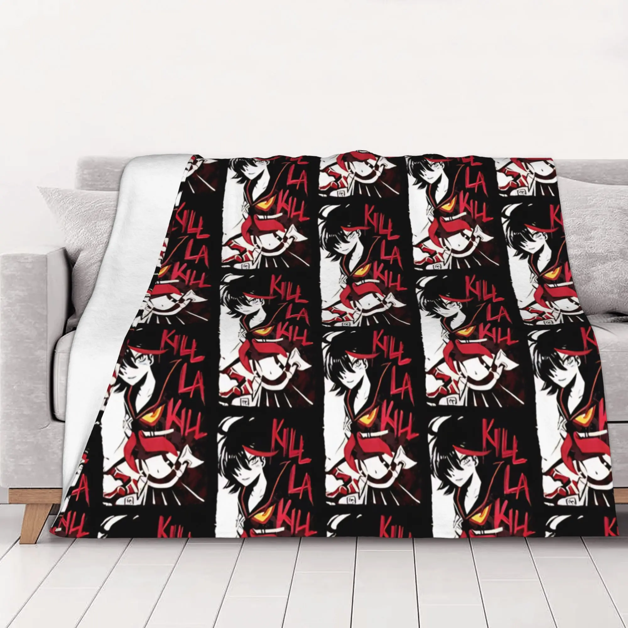 1PC Home Cute Room Decor rebel teen  Blanket Throw Blanket Kill la Kill Novelty Warm Blanket All Season