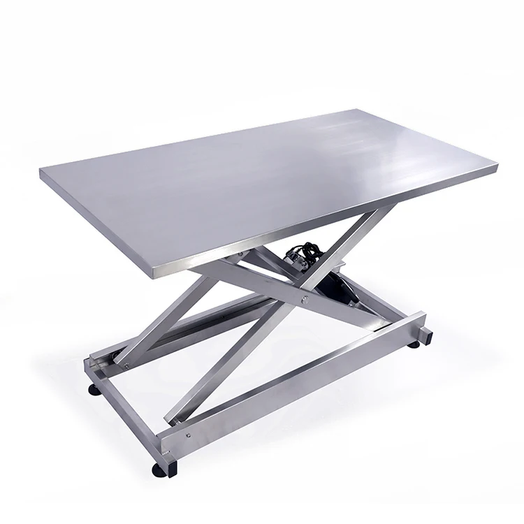 

Vet Operating Table Hydraulic Pressure Electric Lifting Stainless Steel Veterinary Wet Table