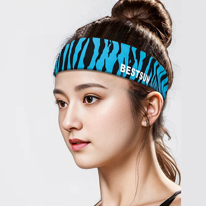 Sports Hair Antiperspirant Headband for Men and Women Sports Absorbent Headband Fitness Basketball Anti-sweat Running