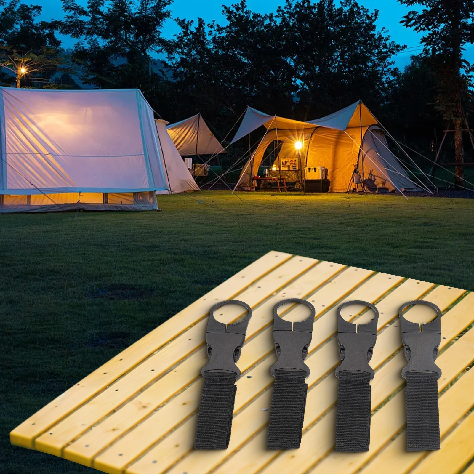 Backyard Parties Bottle Holder Strap Bottle Ring Holder Securely Holding Temperature Resistant Versatile Straps For Belt Loop