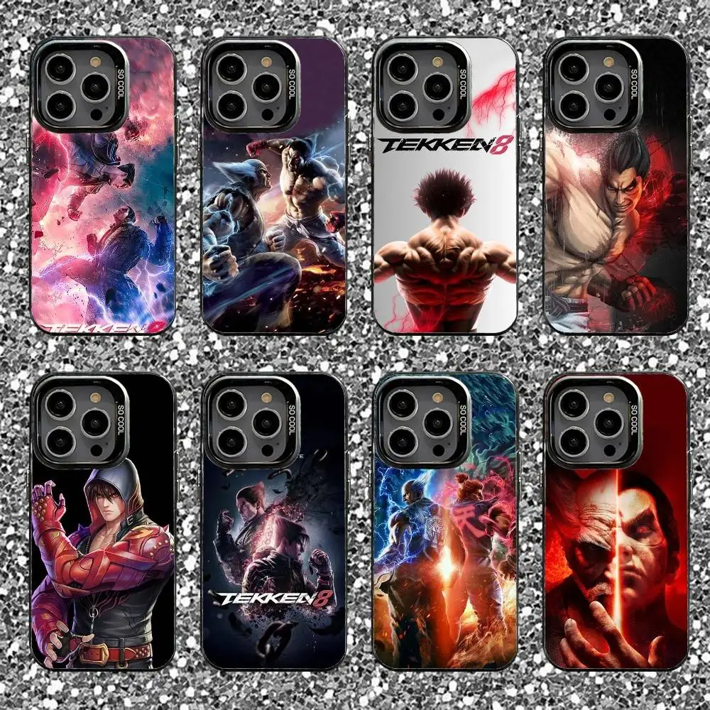

Game T-Tekken 8 Phone Case For iPhone 16,15,14,13,12,11,Pro,XS,Max,Plus,Mini,SE Black Candy Matte Shockproof Cover