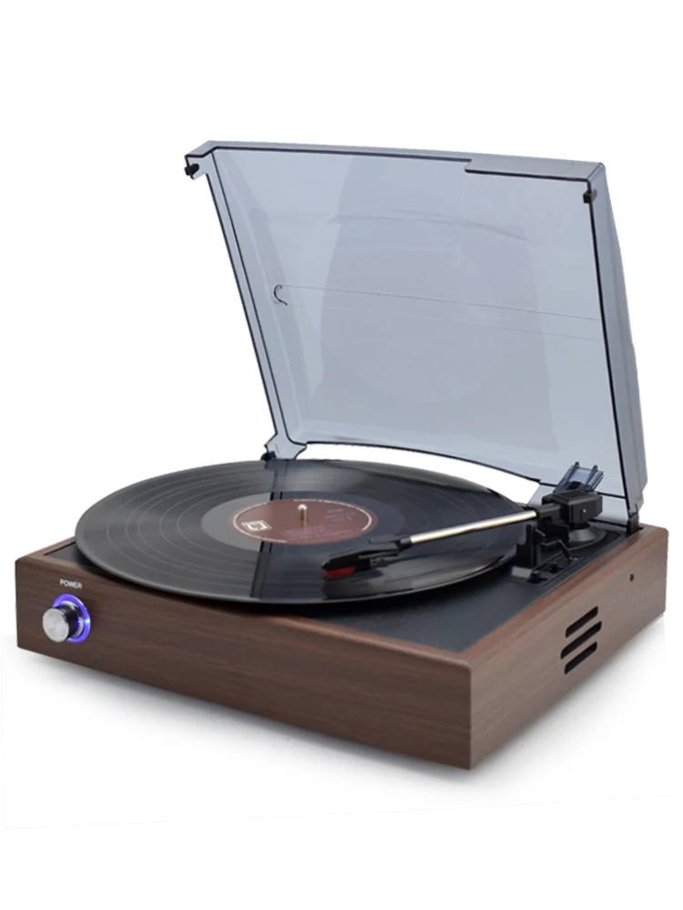 Vinyl Record Player Modern Home Bluetooth Retro Phonograph Old European LP Record Player with Built-in Speaker