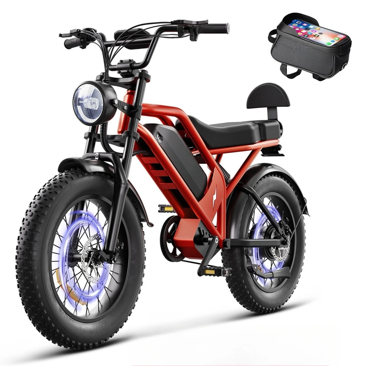 Электрический горный велосипед ATV G52 Vintage 48V18A